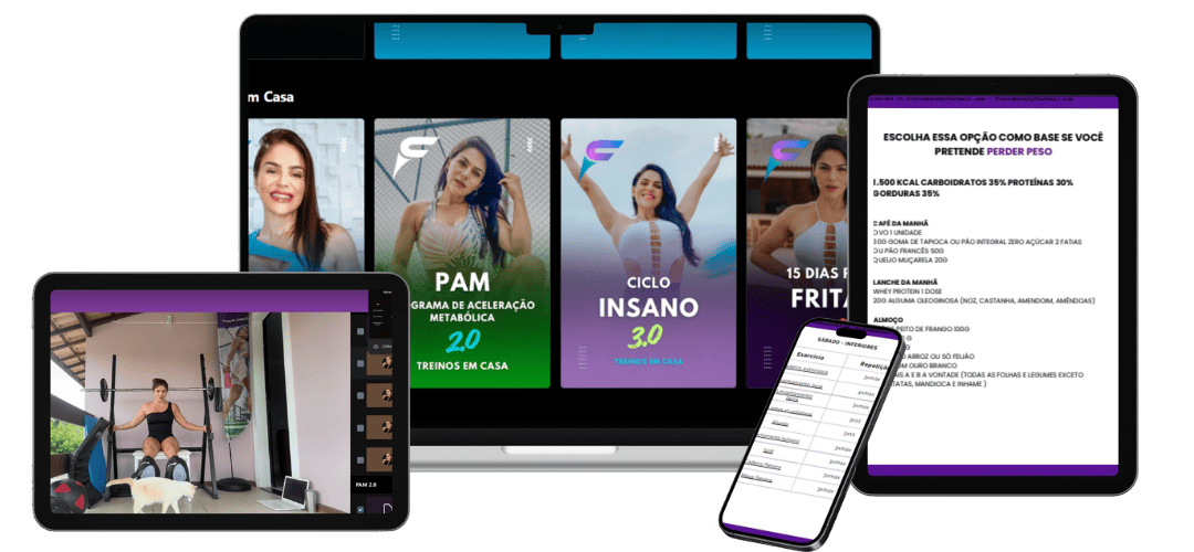 ClubeFit acessível em notebook, tablet e celular