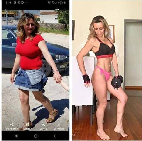 Transformação real de aluna do Clube Fit 1