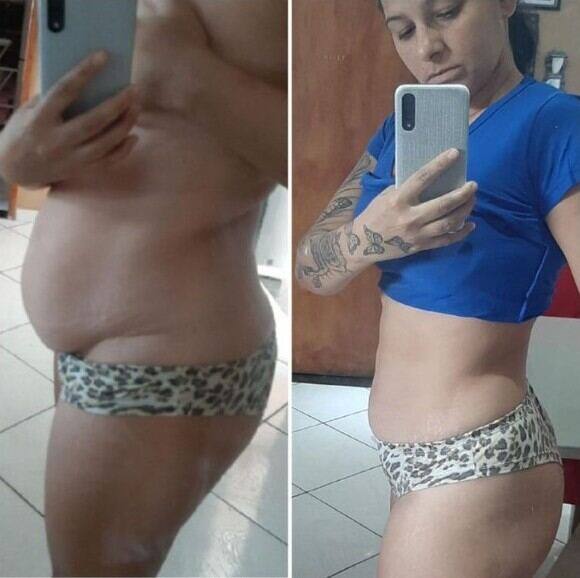 Transformação real de aluna do Clube Fit 4