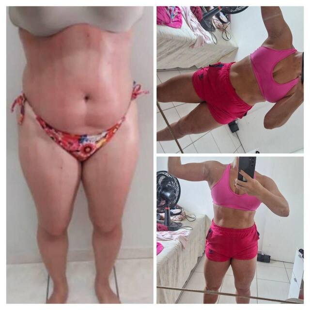 Transformação real de aluna do Clube Fit 5