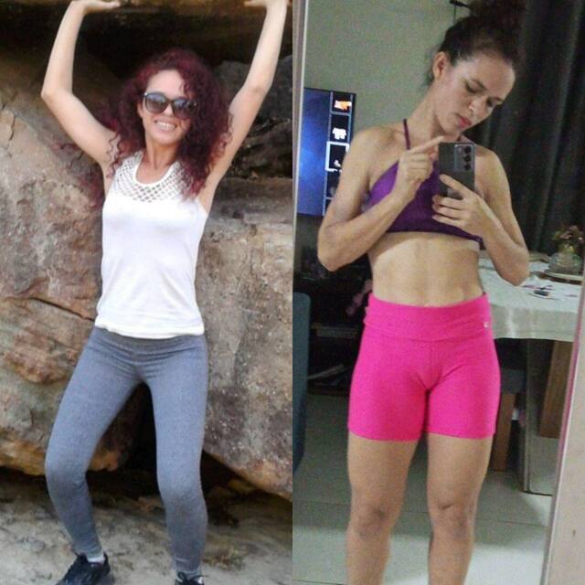 Transformação real de aluna do Clube Fit 6