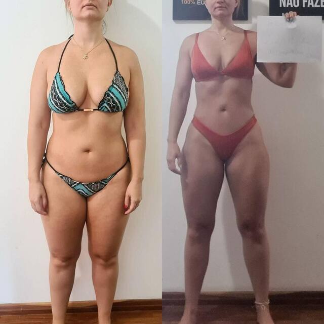 Transformação real de aluna do Clube Fit 9